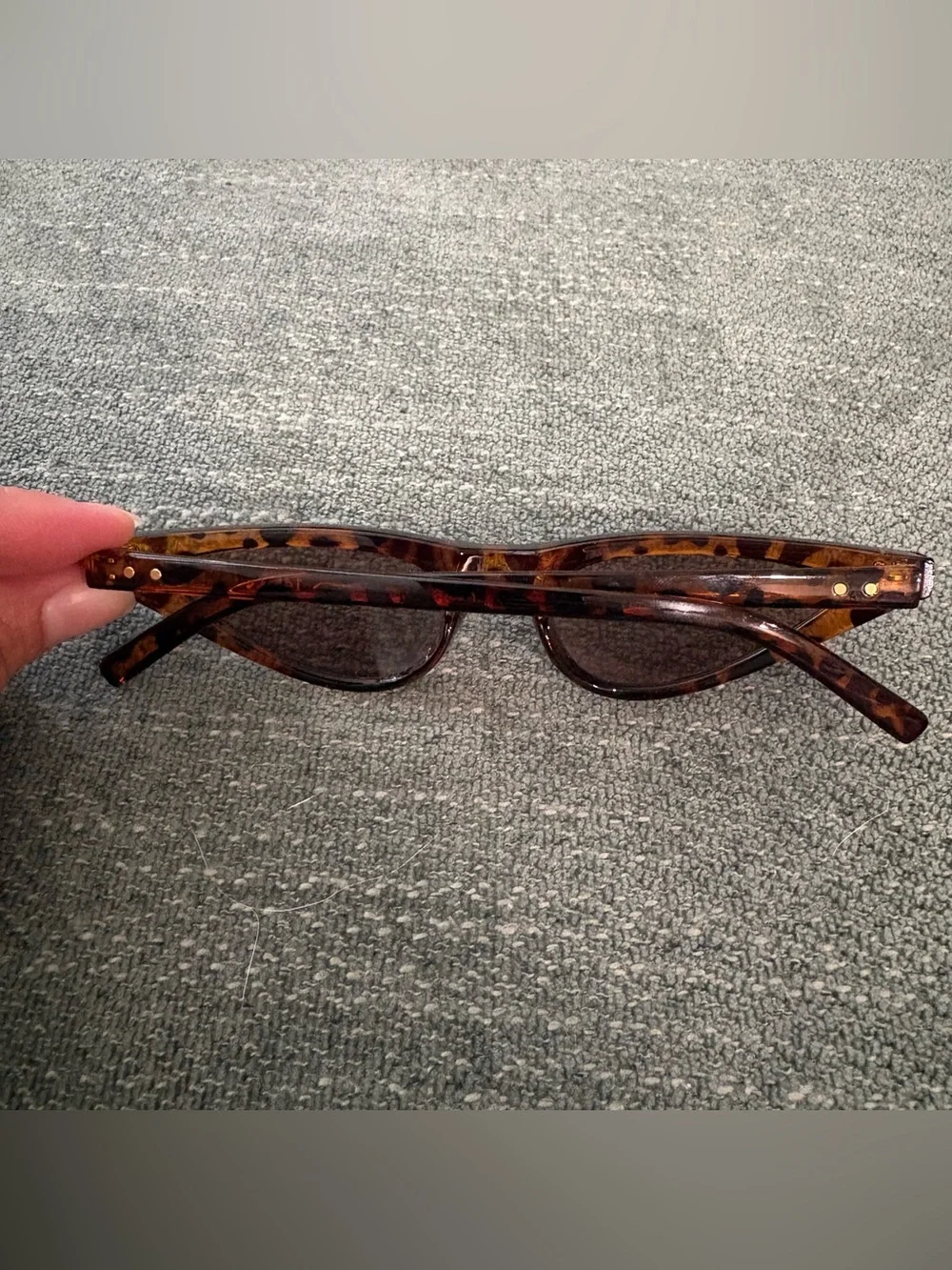 Tortoiseshell Cat Eye Sunglasses - Brown Lenses